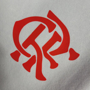 Agasalho do Flamengo com Capuz Unisex Branco