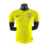 Camisa Brasil I 2022 - Amarela - Nike - Masculino Jogador