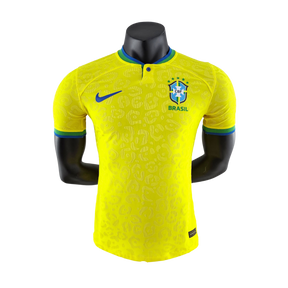 Camisa Brasil I 2022 - Amarela - Nike - Masculino Jogador