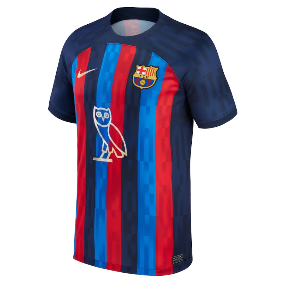 Camisa Barcelona I [Drake] 22/23 Nike - Grená