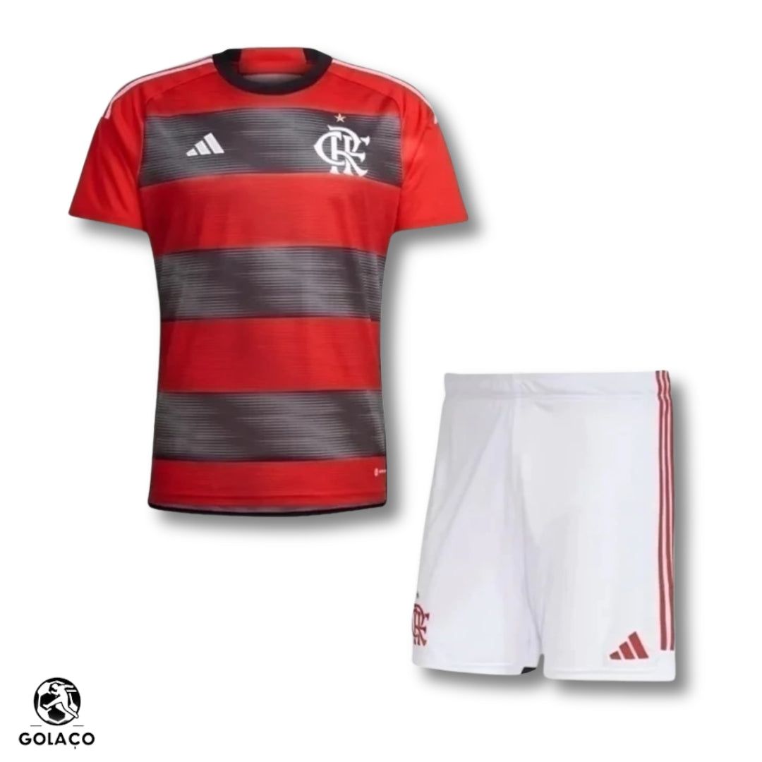 Kit Infantil do Flamengo 23/24 Home