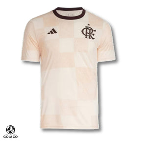 Camisa Flamengo Pré Jogo 24/25  Bege