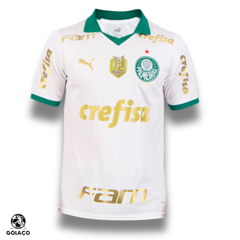 Camisa do Palmeiras Completa com Patch de campeão camisa 2