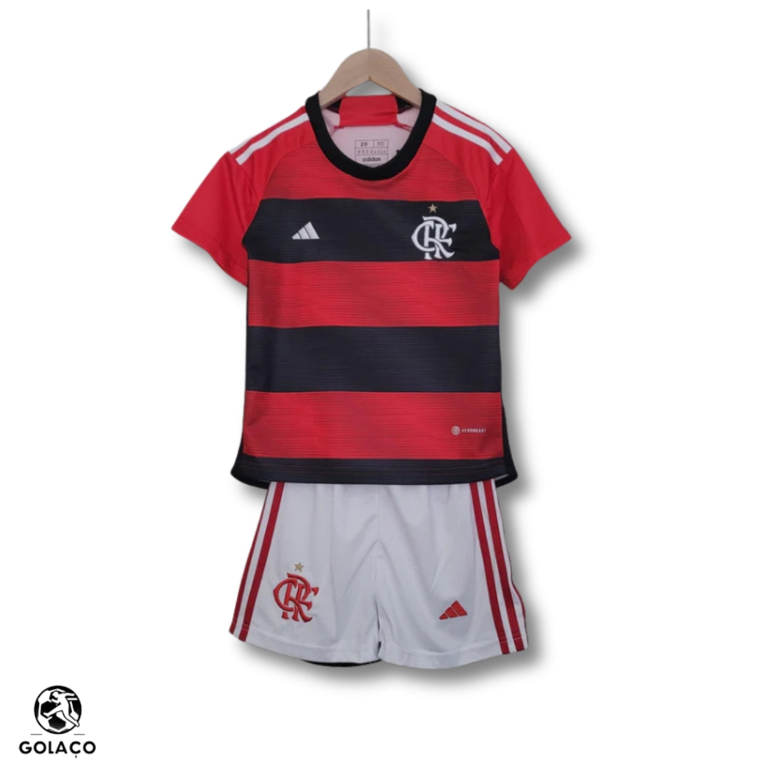 Kit Infantil Flamengo 23/24  Rubro Negro