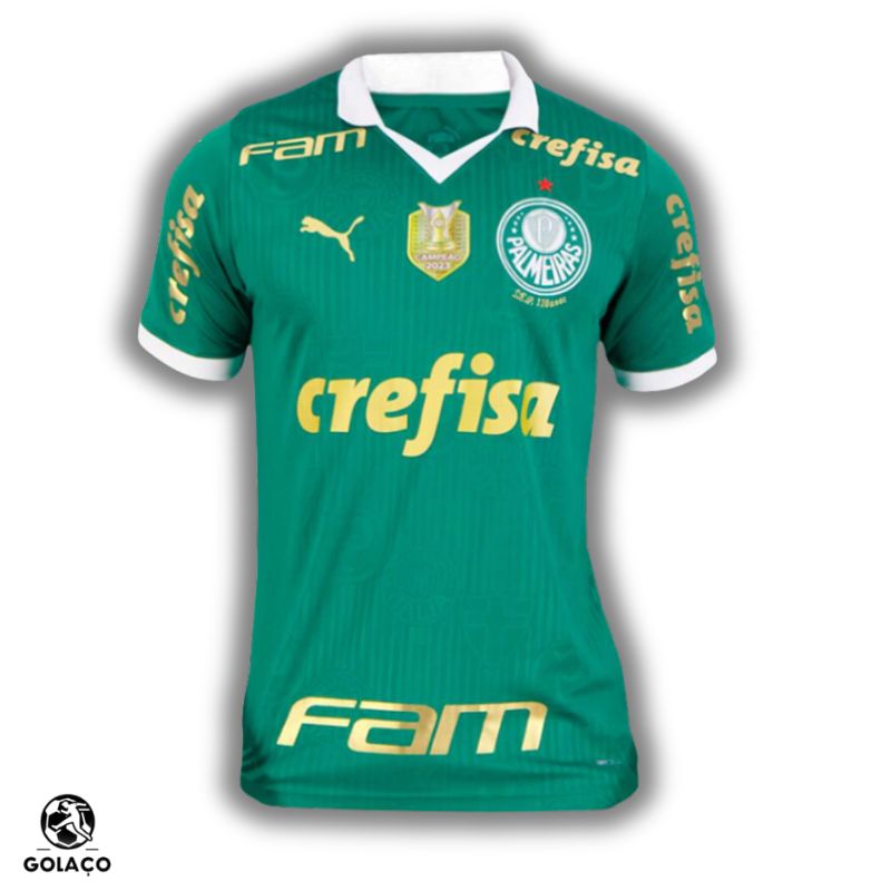 Camisa do Palmeiras Completa com Patch de campeão