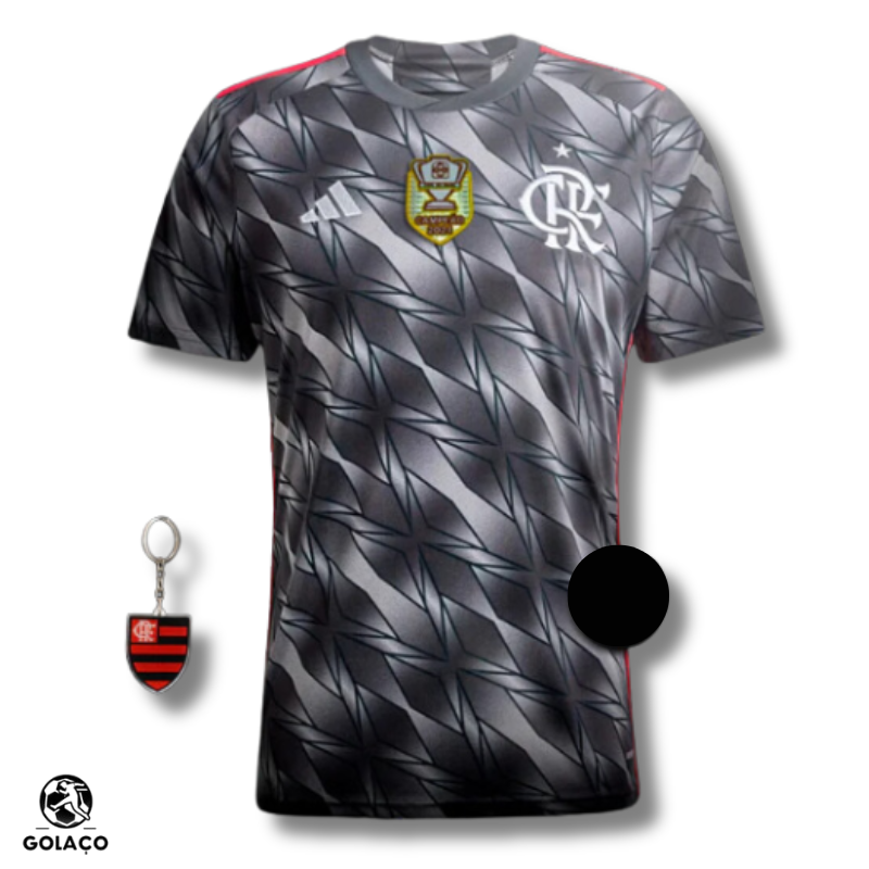 Camisa Flamengo Third 24/25 com Patch campeão copa do Brasil