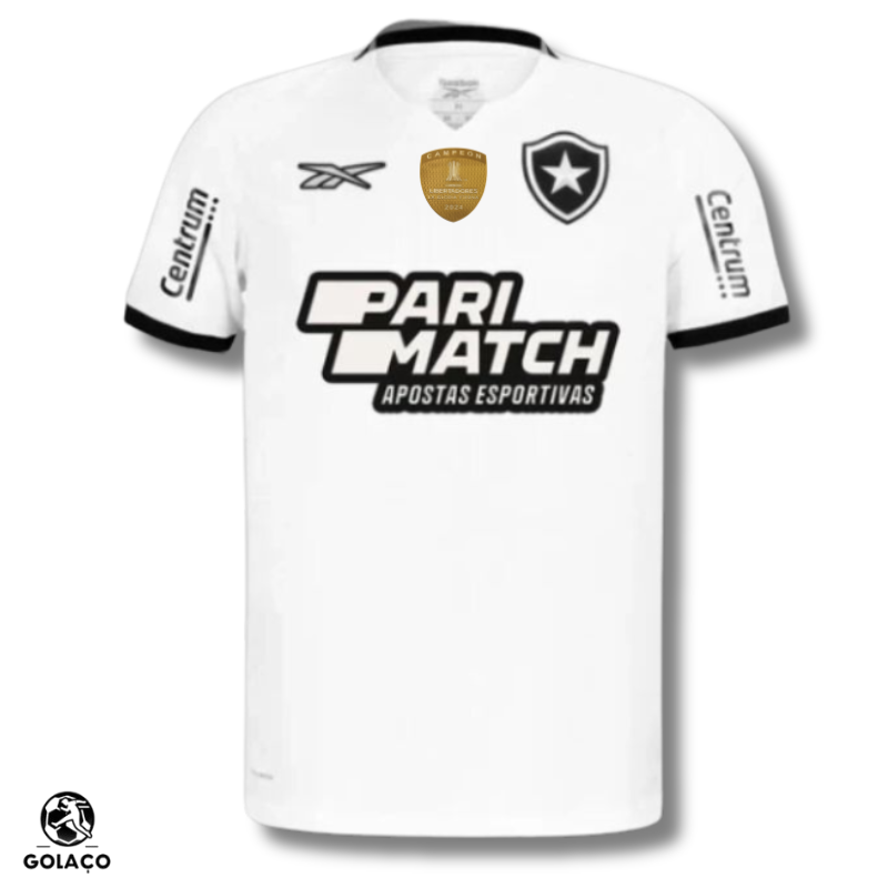 Camisa Botafogo III - 24/25 com Patch de campeão da Libertadores