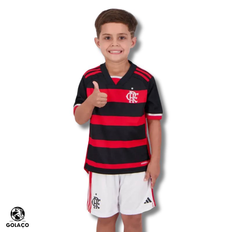 Kit Infantil Flamengo 24/25 Rubro Negro