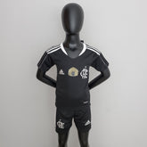 Kit Infantil Flamengo Consciência Negra 22/23  Preto