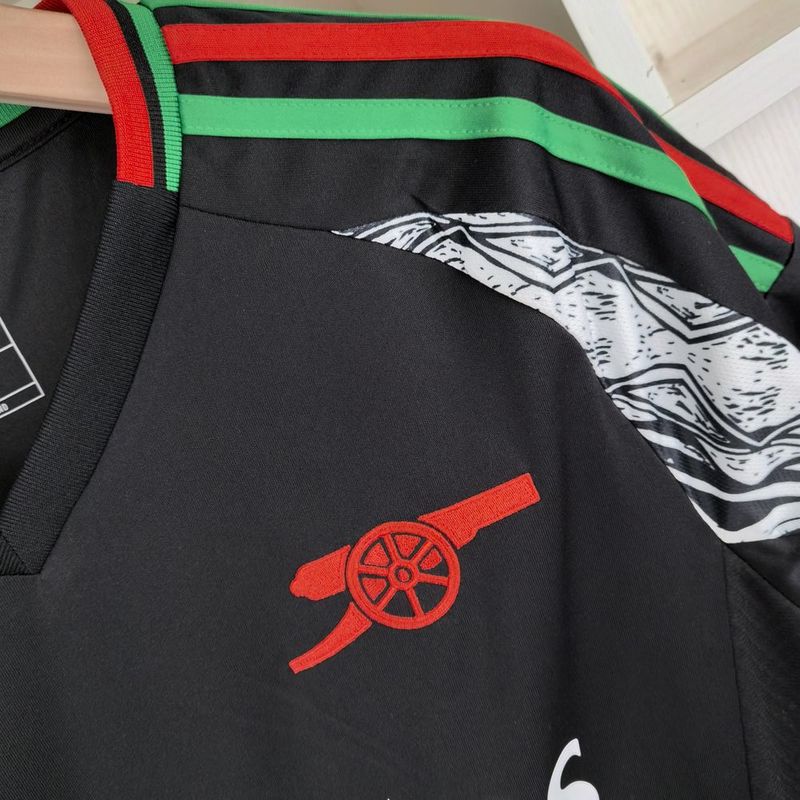 Camisa Arsenal Black 24/25 - Edição Especial