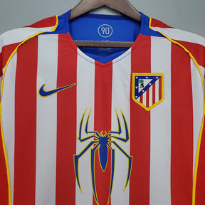 Camisa Atlético de Madrid Retrô 2004/2005 Vermelha e Branca - Nike