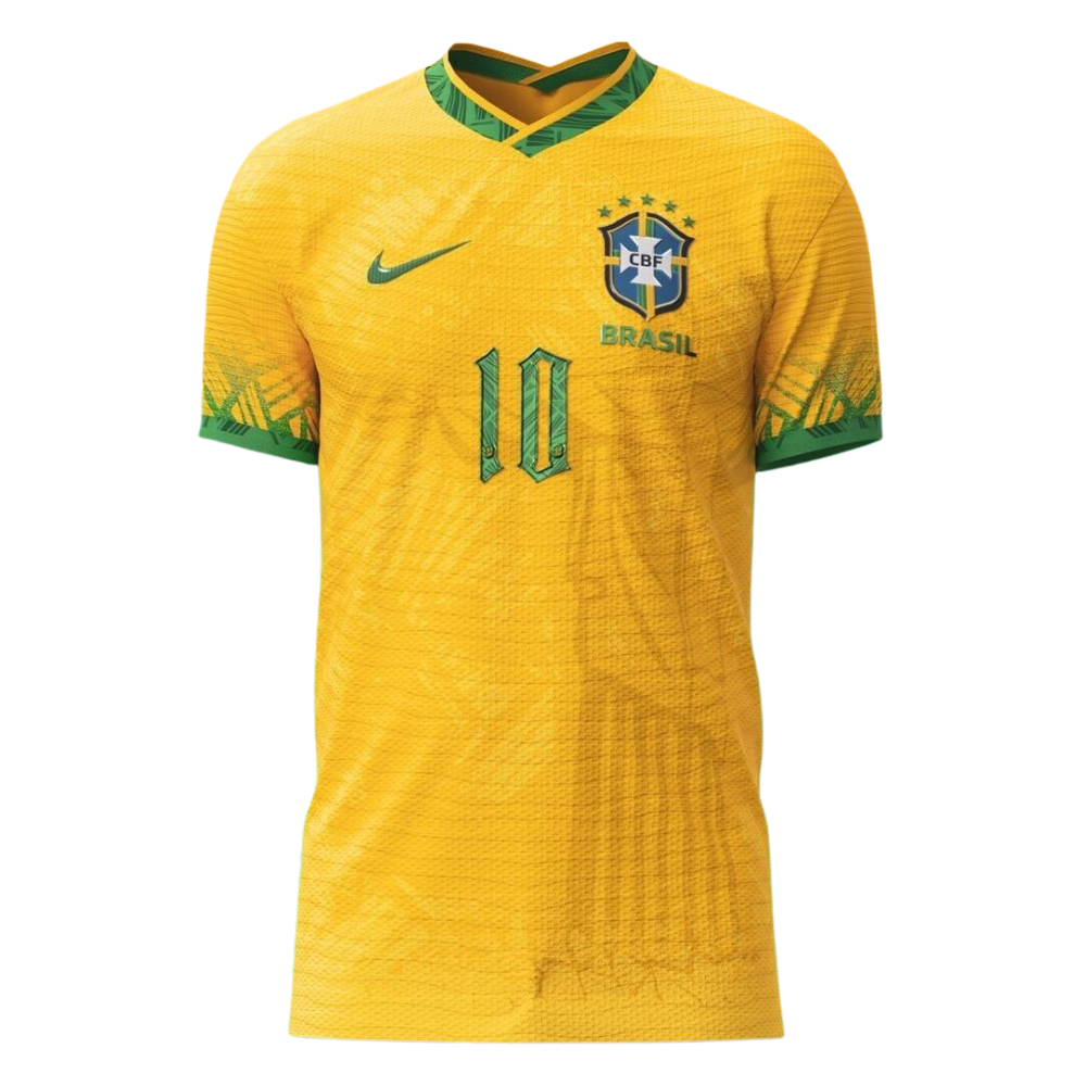 Camisa Brasil Edição Concept 2022 Amarela - Nike - Masculino Jogador