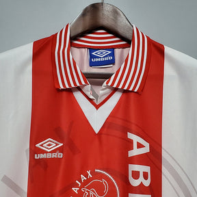 Camisa Ajax Retrô 1995/1996 Vermelha e Branca - Umbro