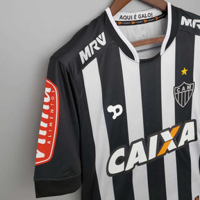 Camisa Atlético Mineiro Retrô 2016/2017 Preta e Branca