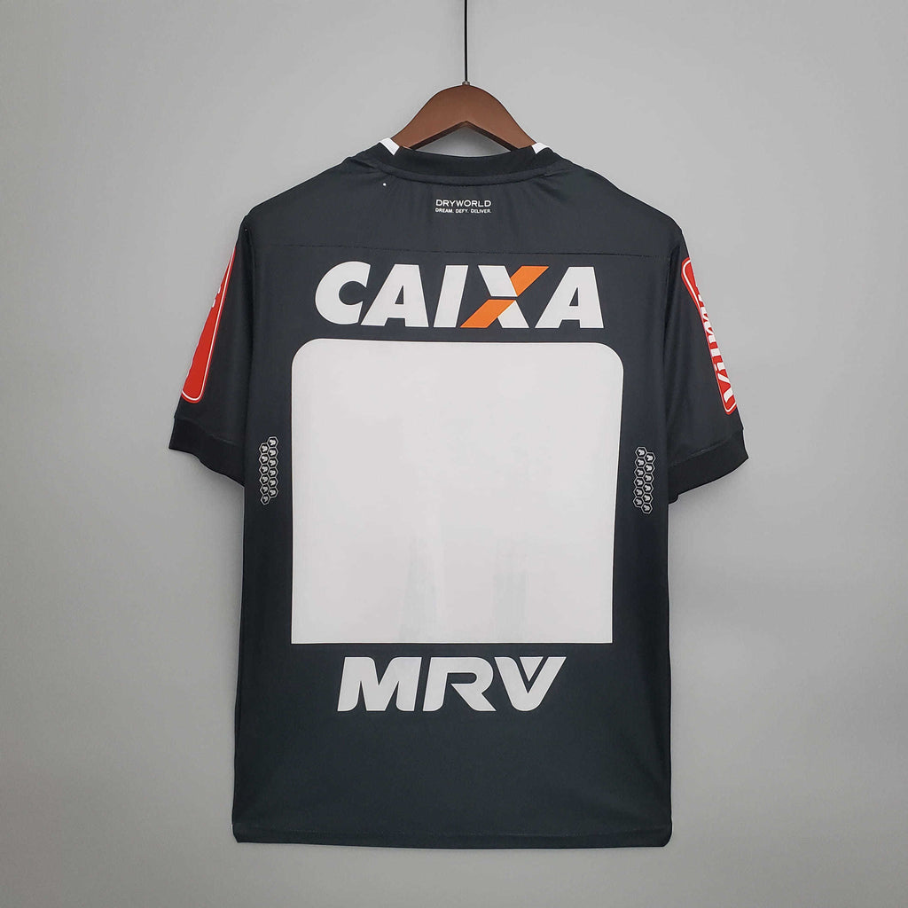 Camisa Atlético Mineiro Retrô 2016/2017 Preta e Branca