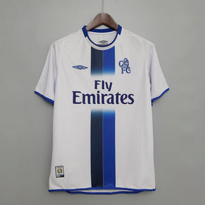 Camisa Chelsea Retrô 2003/2005 Azul e Branca - Umbro