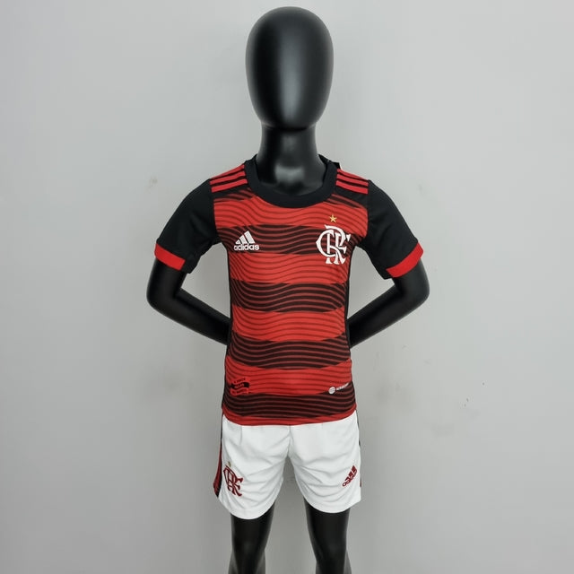 Kit Infantil Flamengo 22/23 Rubro Negro